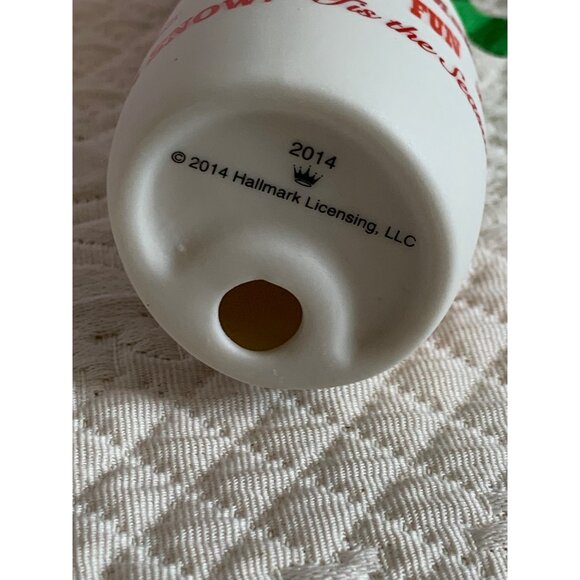 Hallmark Merry Wishes Snowman Ornament 2014 with box - Picture 6 of 14